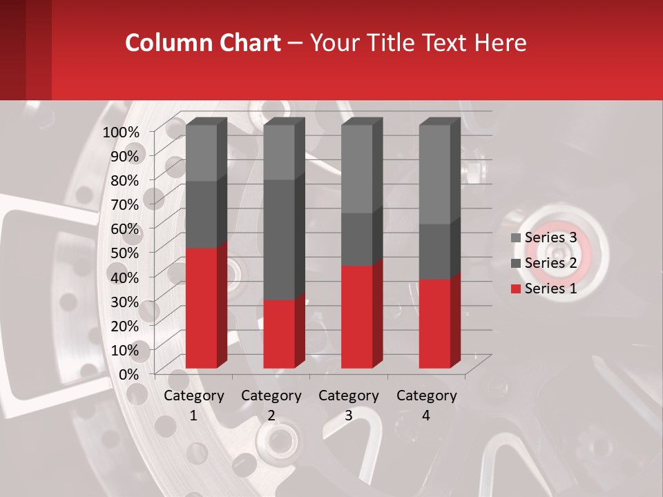 A Close Up Of A Wheel On A Motorcycle PowerPoint Template