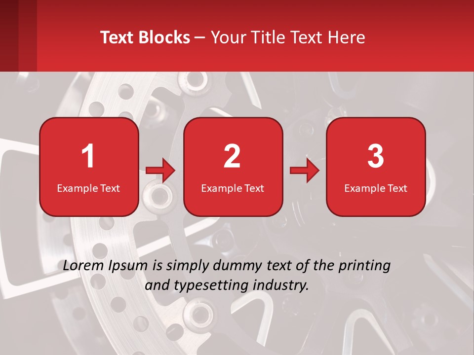 A Close Up Of A Wheel On A Motorcycle PowerPoint Template