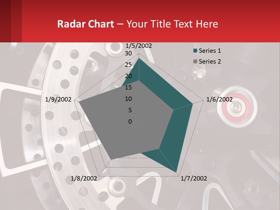 A Close Up Of A Wheel On A Motorcycle PowerPoint Template