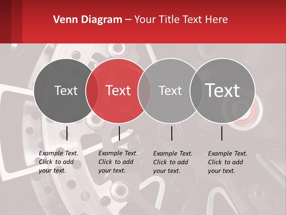 A Close Up Of A Wheel On A Motorcycle PowerPoint Template