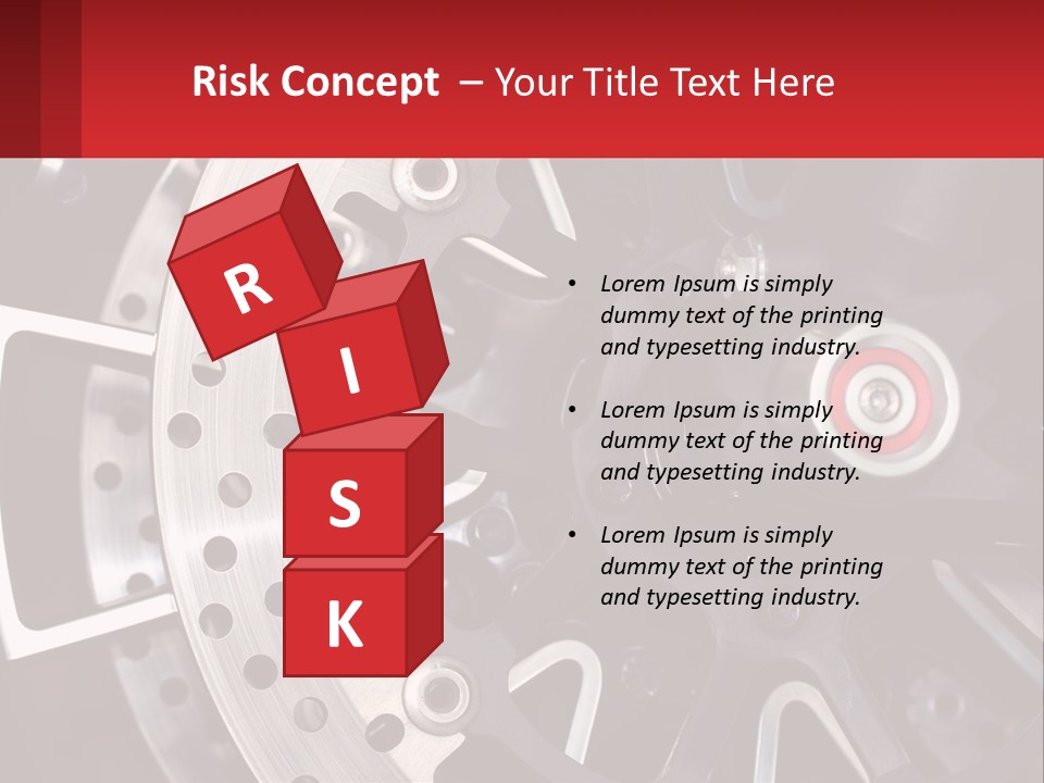 A Close Up Of A Wheel On A Motorcycle PowerPoint Template
