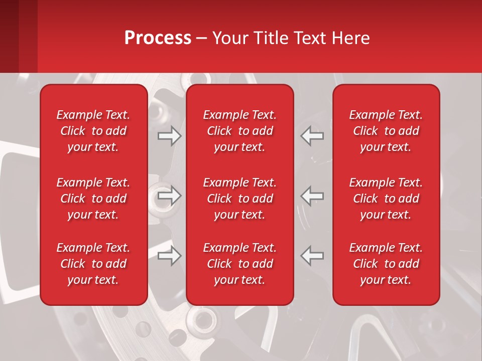 A Close Up Of A Wheel On A Motorcycle PowerPoint Template