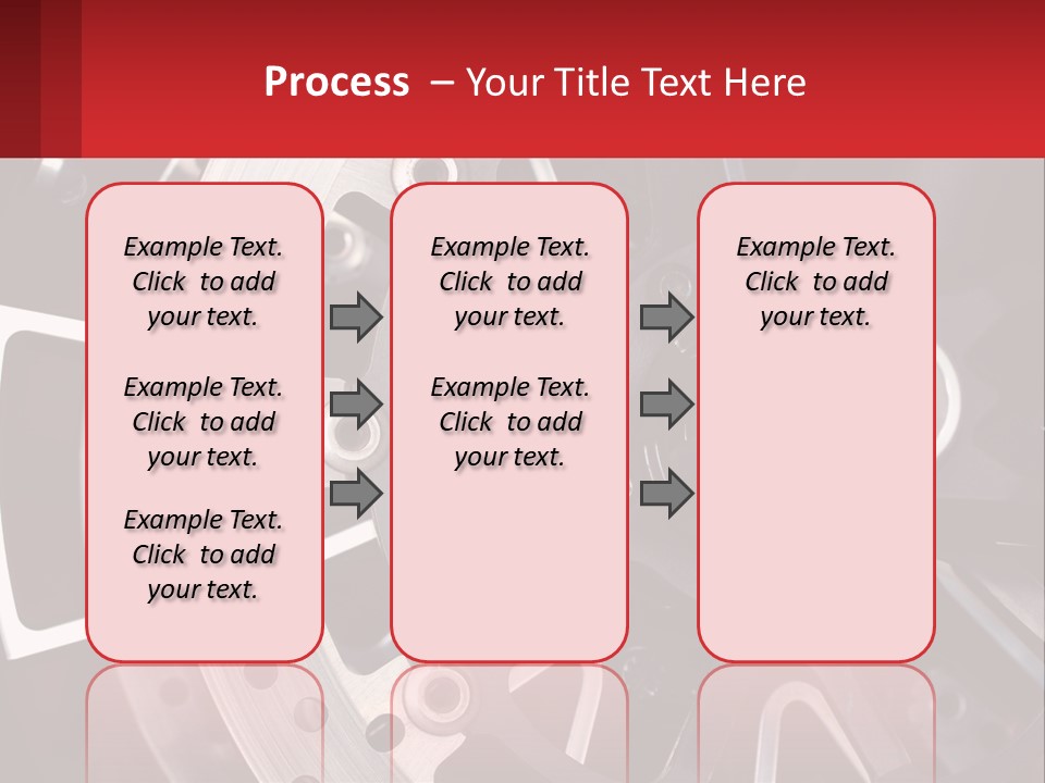 A Close Up Of A Wheel On A Motorcycle PowerPoint Template