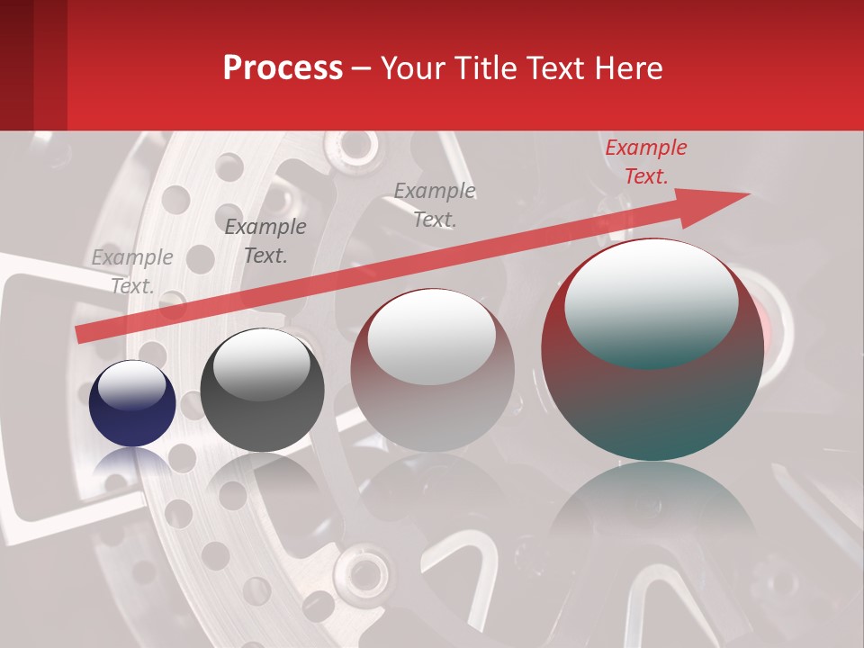 A Close Up Of A Wheel On A Motorcycle PowerPoint Template