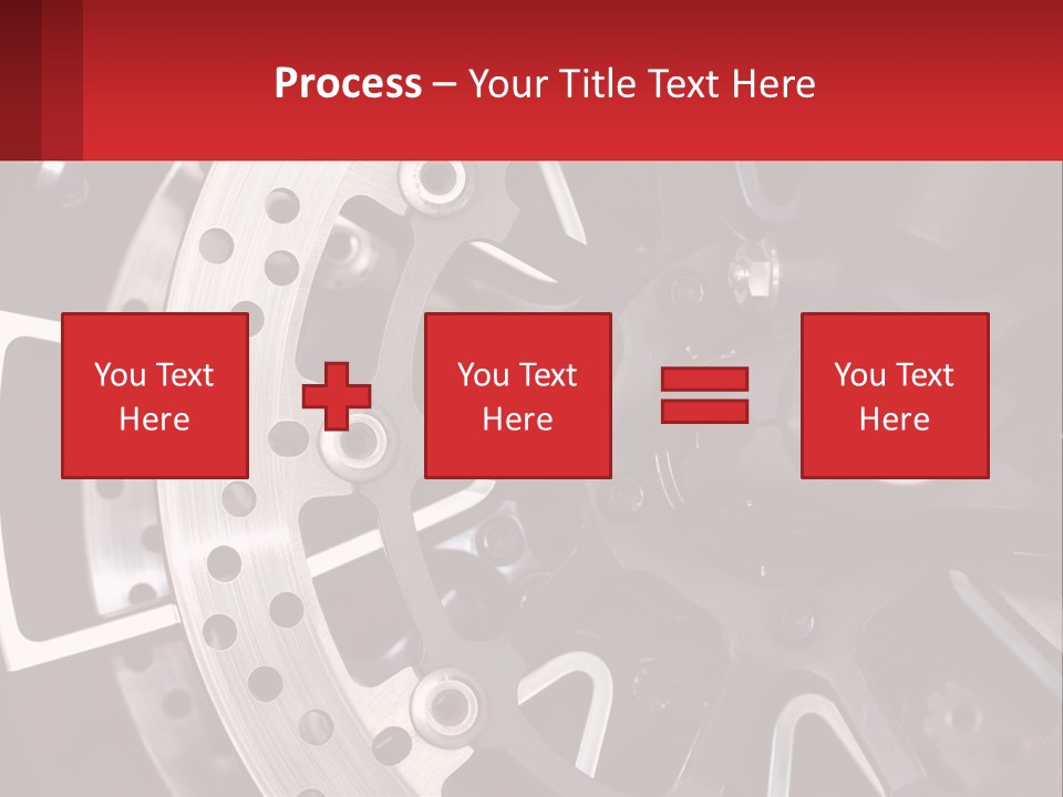 A Close Up Of A Wheel On A Motorcycle PowerPoint Template
