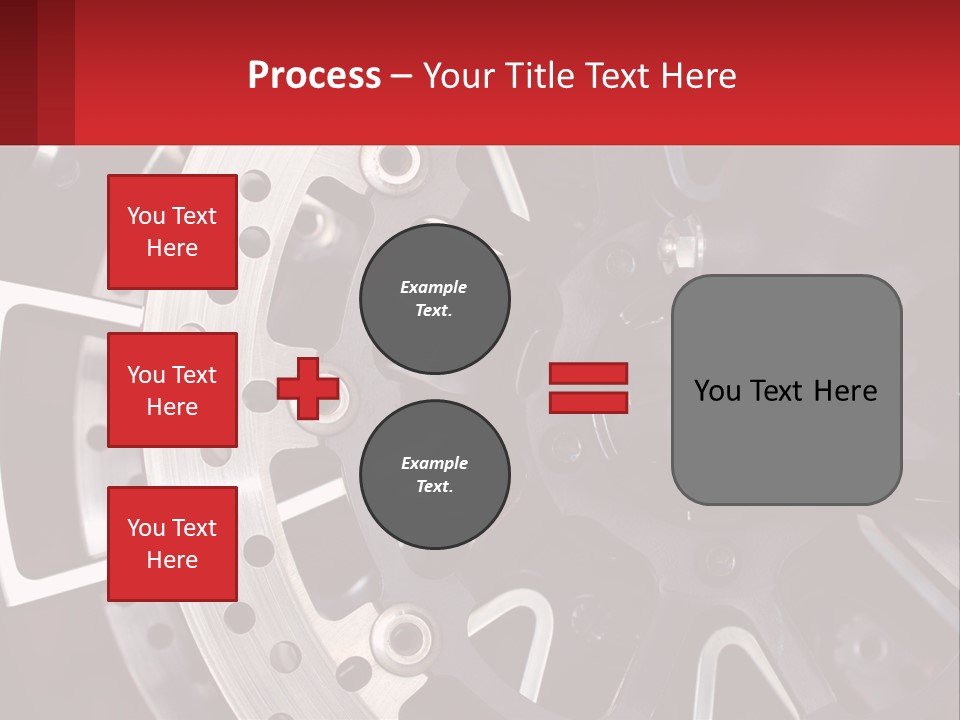 A Close Up Of A Wheel On A Motorcycle PowerPoint Template