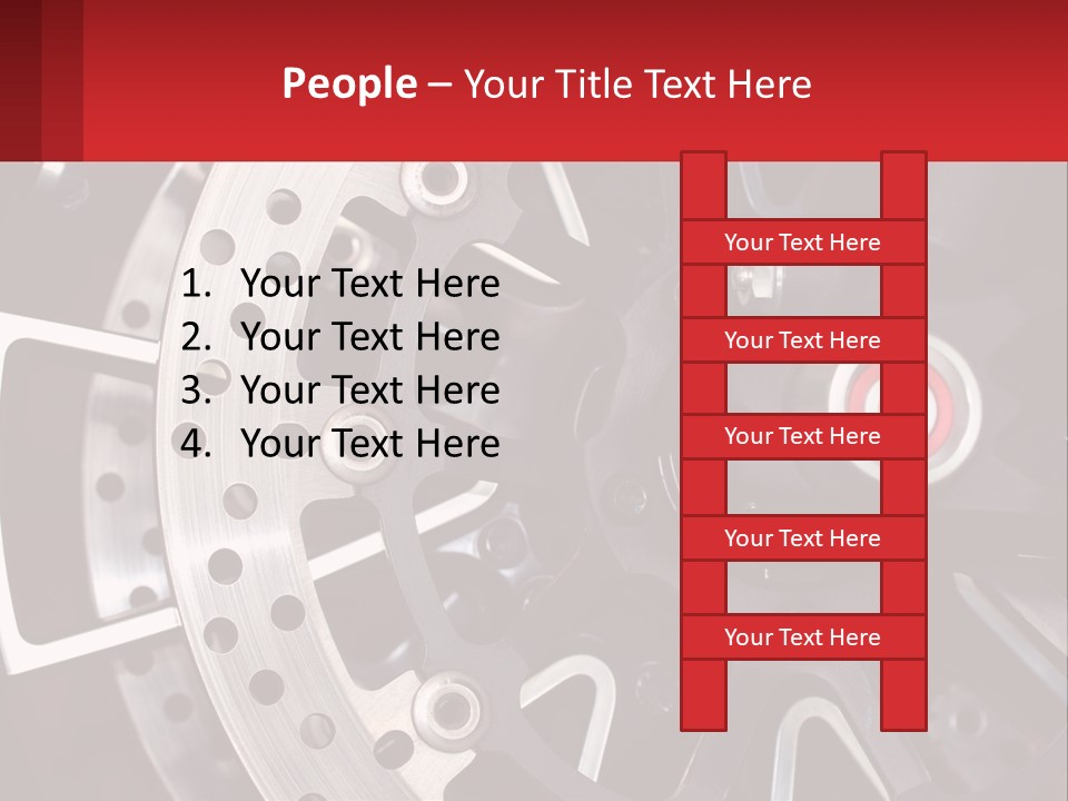 A Close Up Of A Wheel On A Motorcycle PowerPoint Template