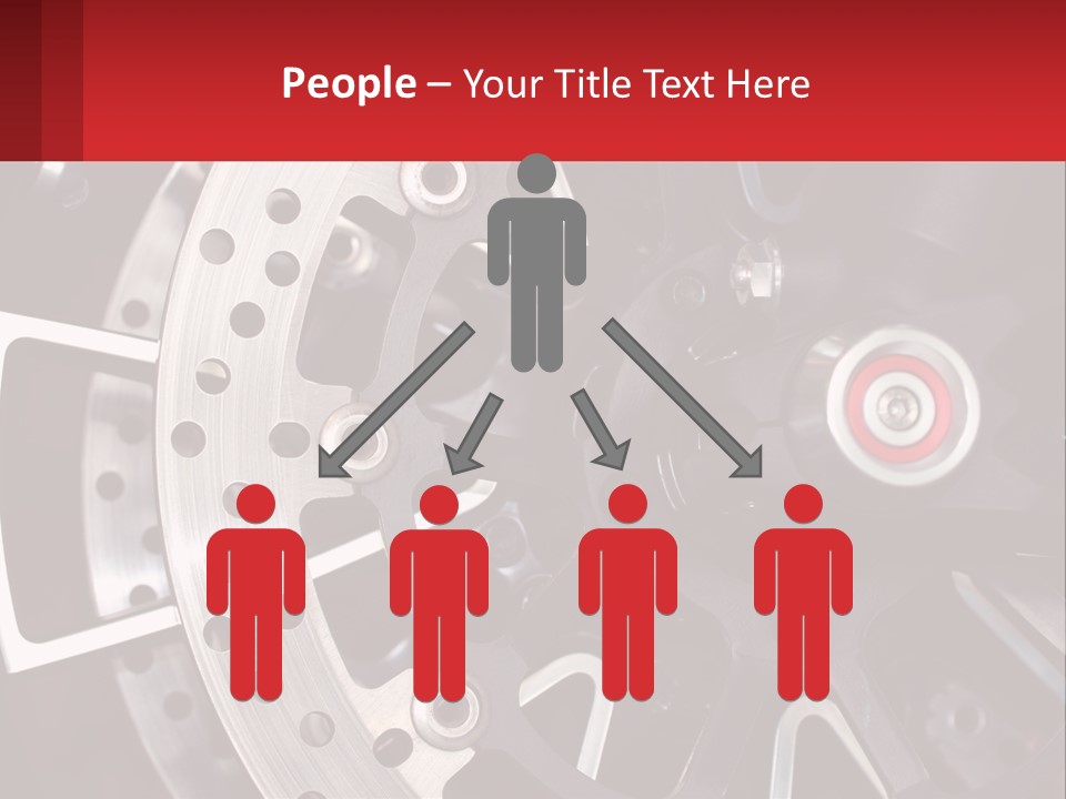 A Close Up Of A Wheel On A Motorcycle PowerPoint Template