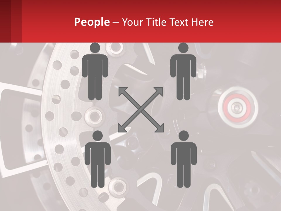 A Close Up Of A Wheel On A Motorcycle PowerPoint Template