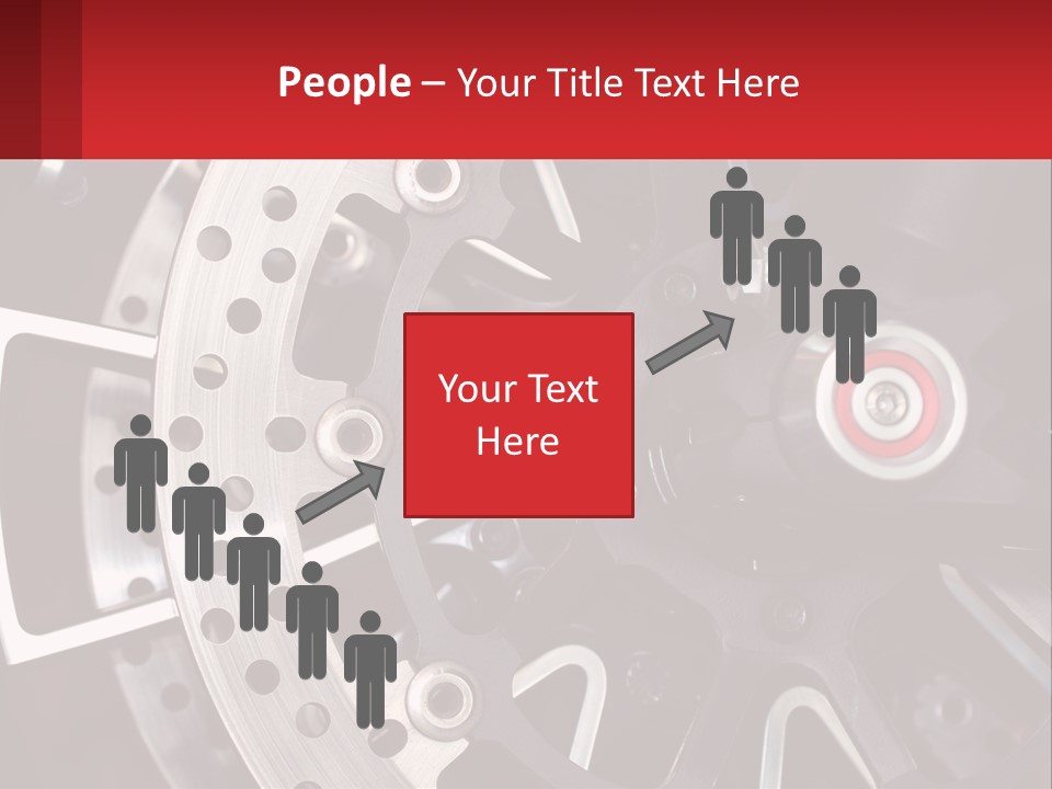 A Close Up Of A Wheel On A Motorcycle PowerPoint Template