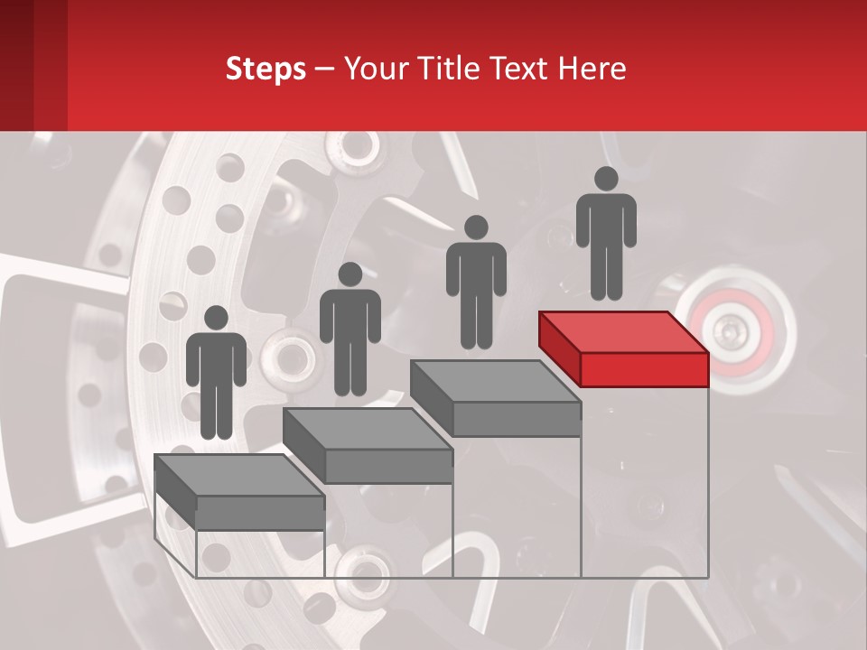 A Close Up Of A Wheel On A Motorcycle PowerPoint Template