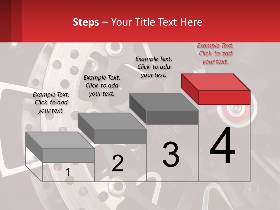 A Close Up Of A Wheel On A Motorcycle PowerPoint Template