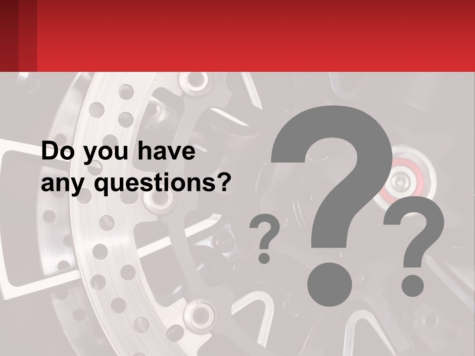 A Close Up Of A Wheel On A Motorcycle PowerPoint Template