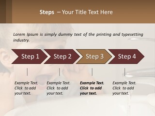 A Child Brushing His Teeth In Front Of A Sink PowerPoint Template