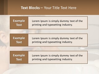 A Child Brushing His Teeth In Front Of A Sink PowerPoint Template
