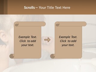 A Child Brushing His Teeth In Front Of A Sink PowerPoint Template