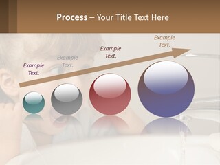 A Child Brushing His Teeth In Front Of A Sink PowerPoint Template