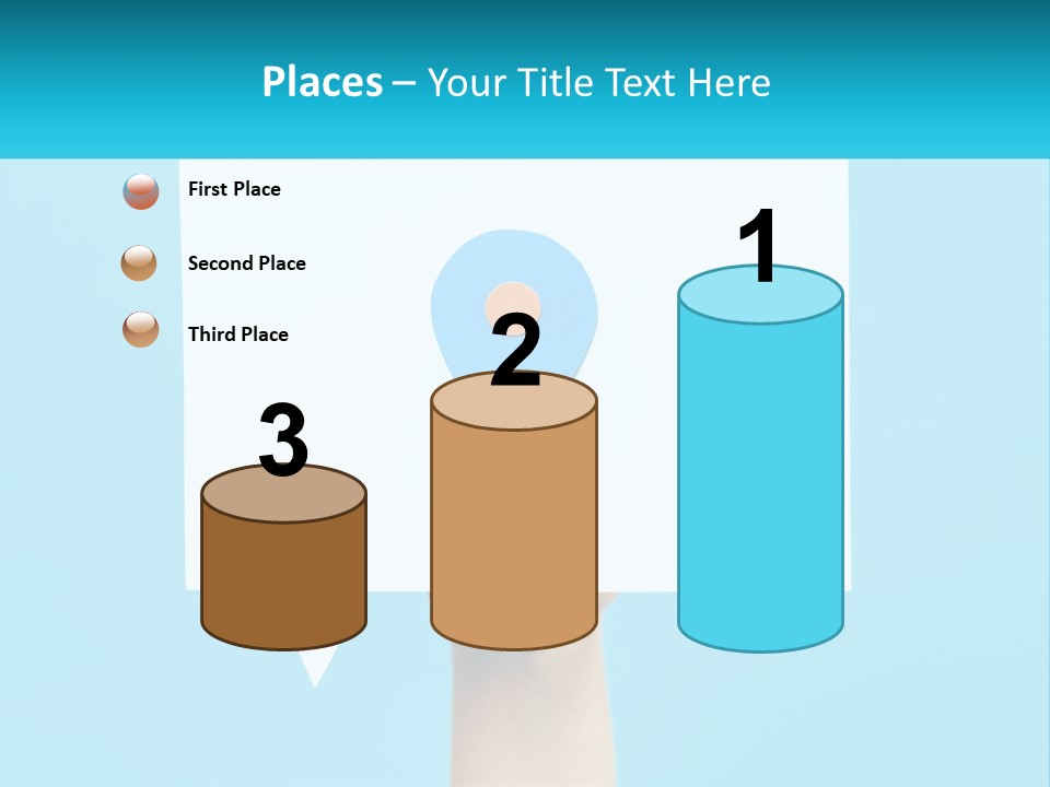 A Person Holding A Piece Of Paper With A Pin On It PowerPoint Template