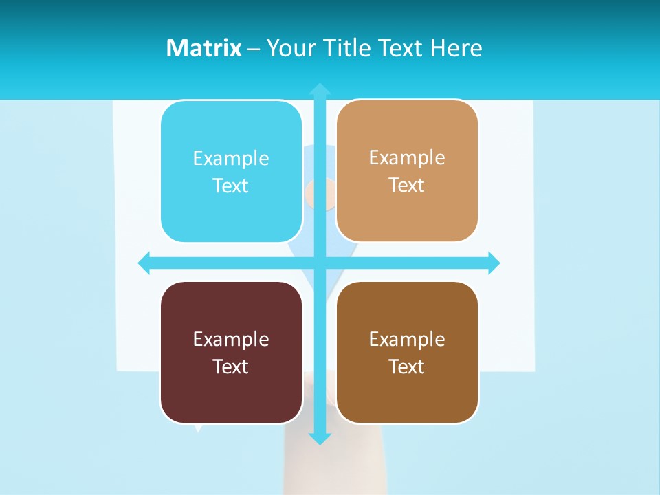A Person Holding A Piece Of Paper With A Pin On It PowerPoint Template