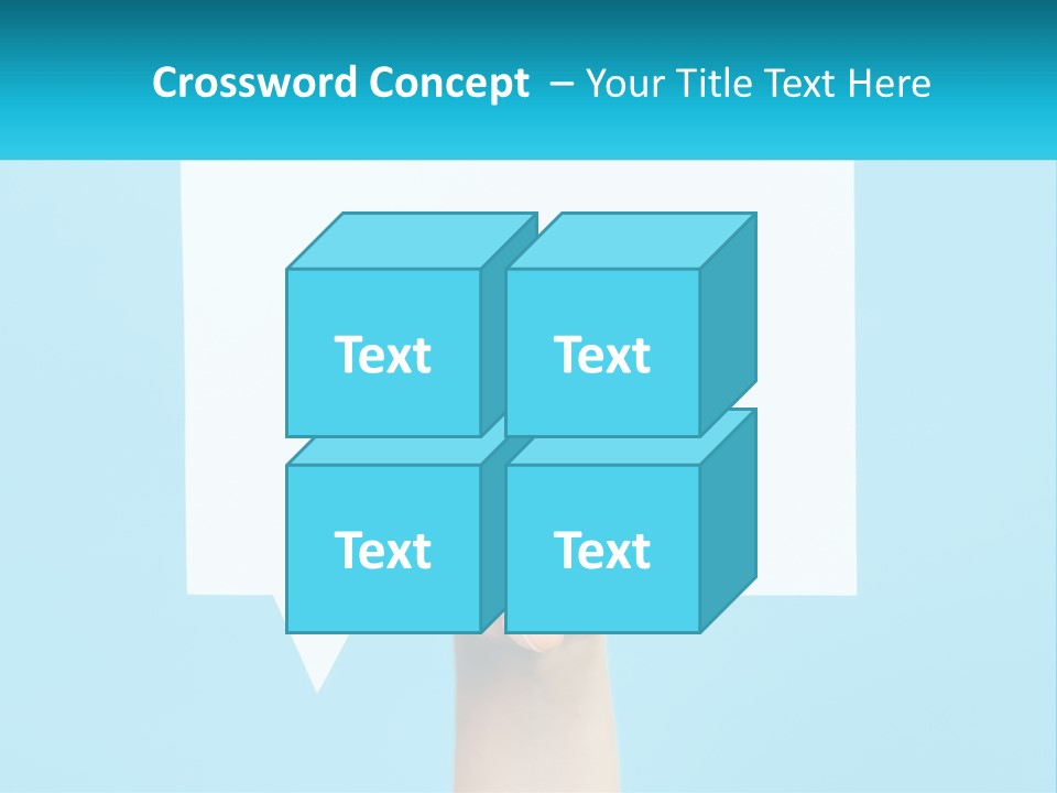 A Person Holding A Piece Of Paper With A Pin On It PowerPoint Template