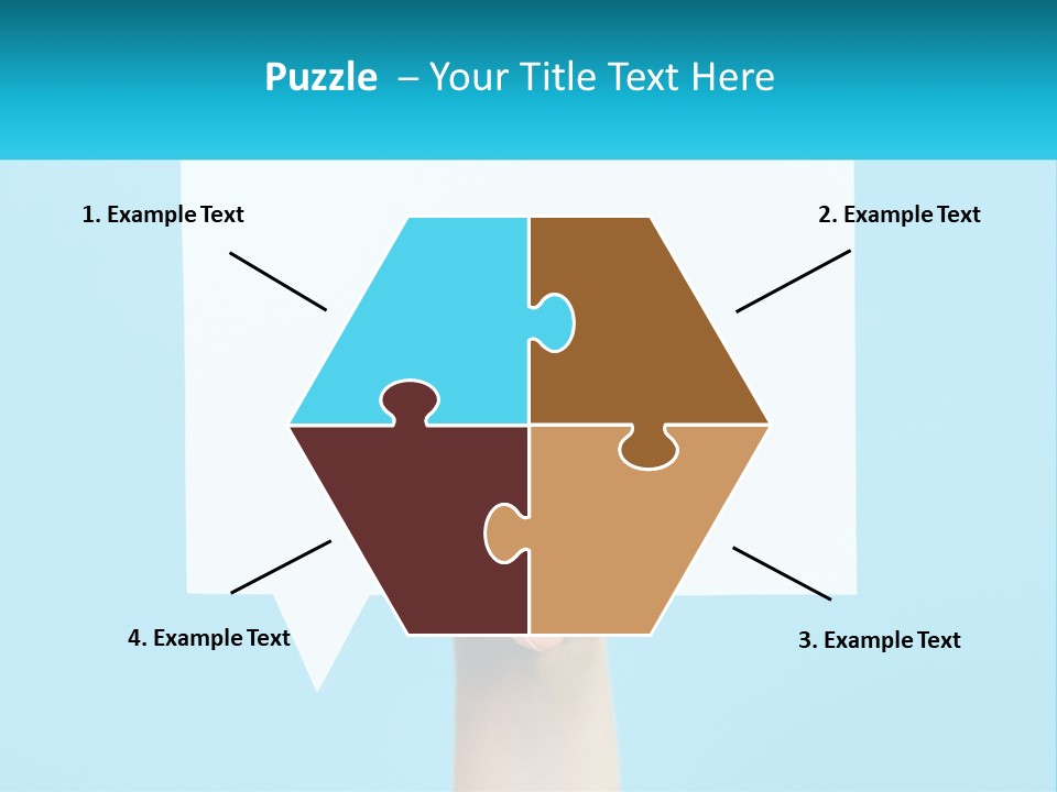 A Person Holding A Piece Of Paper With A Pin On It PowerPoint Template