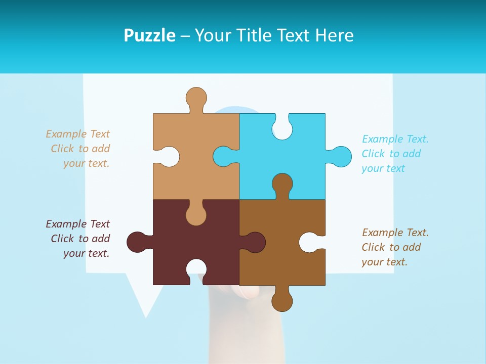 A Person Holding A Piece Of Paper With A Pin On It PowerPoint Template