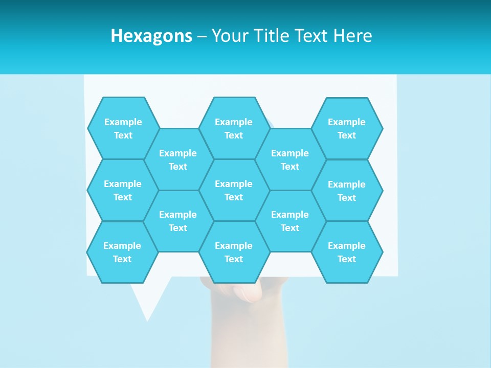 A Person Holding A Piece Of Paper With A Pin On It PowerPoint Template