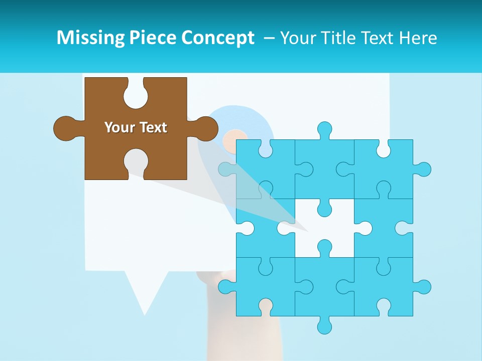 A Person Holding A Piece Of Paper With A Pin On It PowerPoint Template