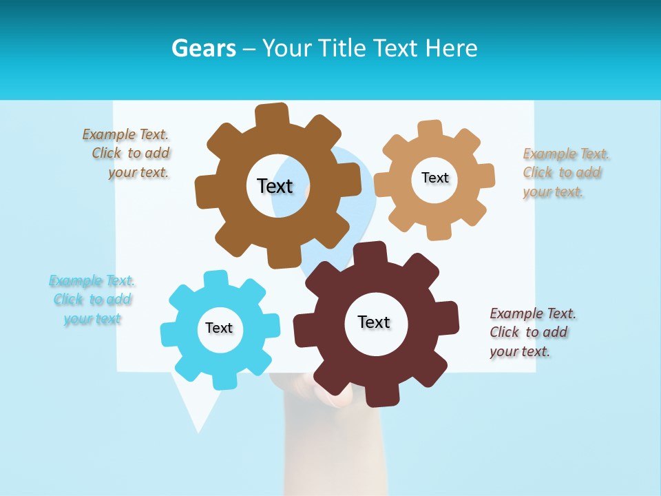 A Person Holding A Piece Of Paper With A Pin On It PowerPoint Template