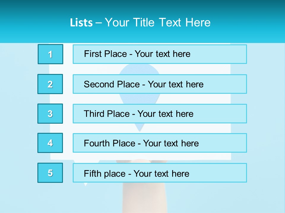 A Person Holding A Piece Of Paper With A Pin On It PowerPoint Template