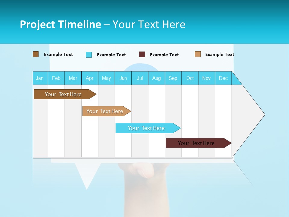 A Person Holding A Piece Of Paper With A Pin On It PowerPoint Template