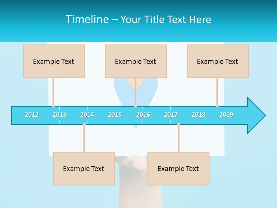 A Person Holding A Piece Of Paper With A Pin On It PowerPoint Template