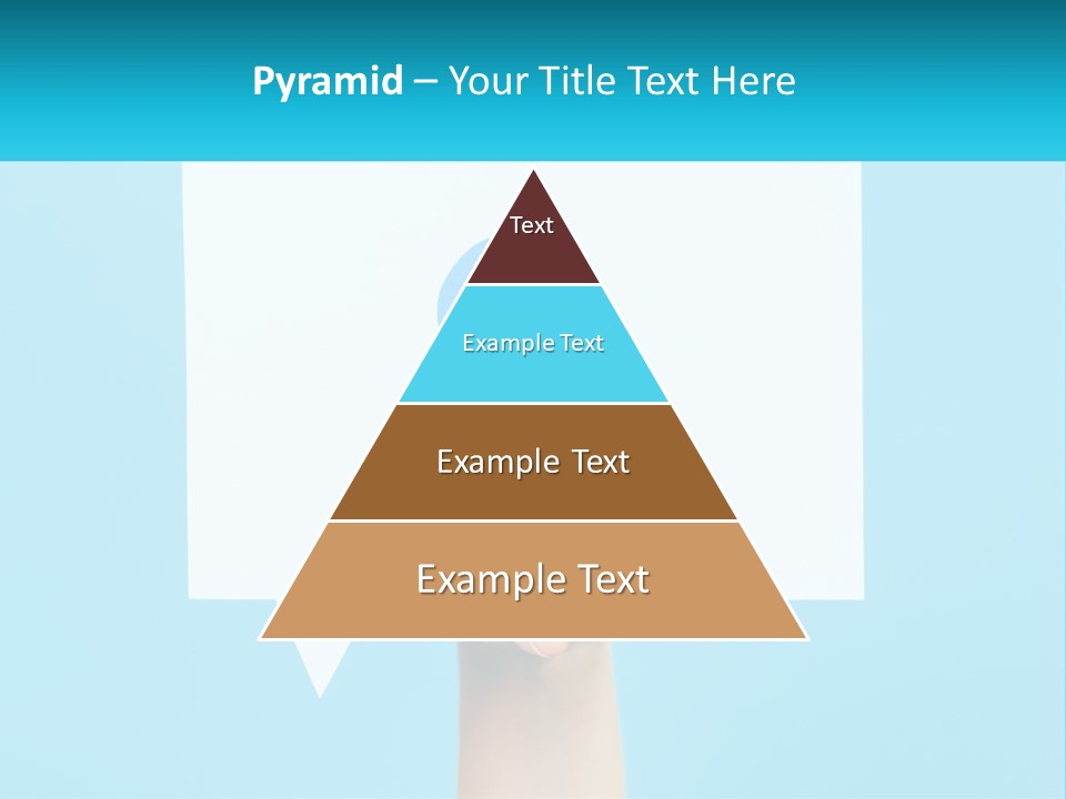 A Person Holding A Piece Of Paper With A Pin On It PowerPoint Template