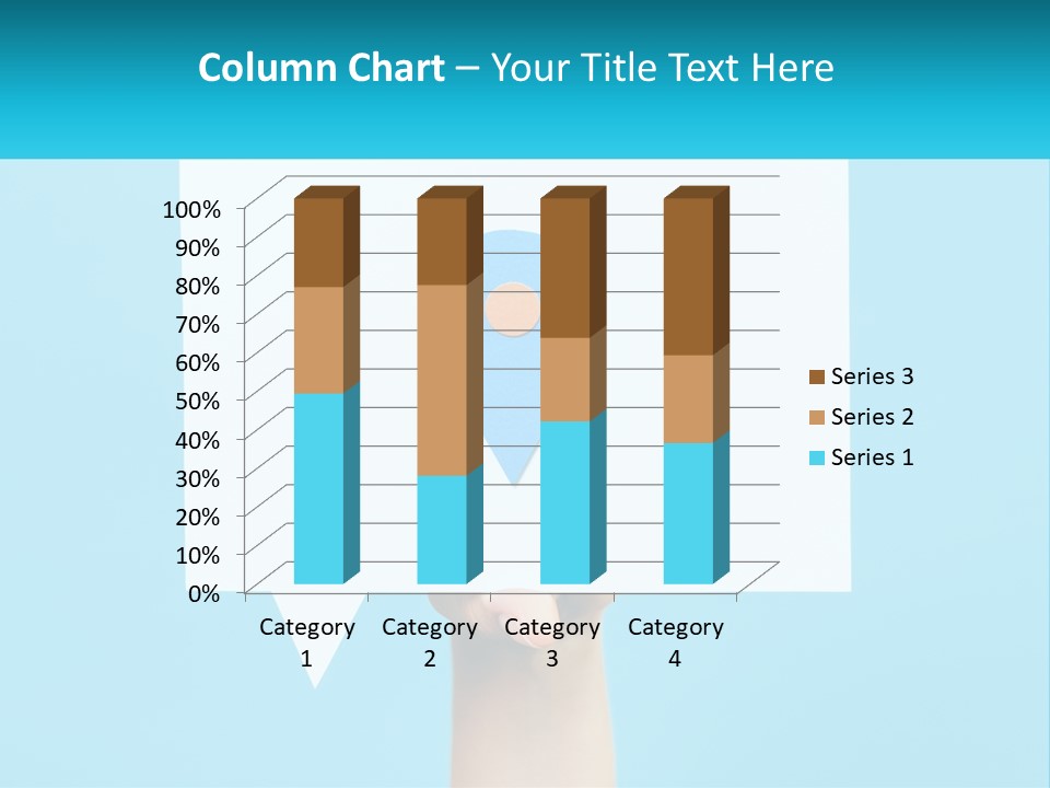 A Person Holding A Piece Of Paper With A Pin On It PowerPoint Template