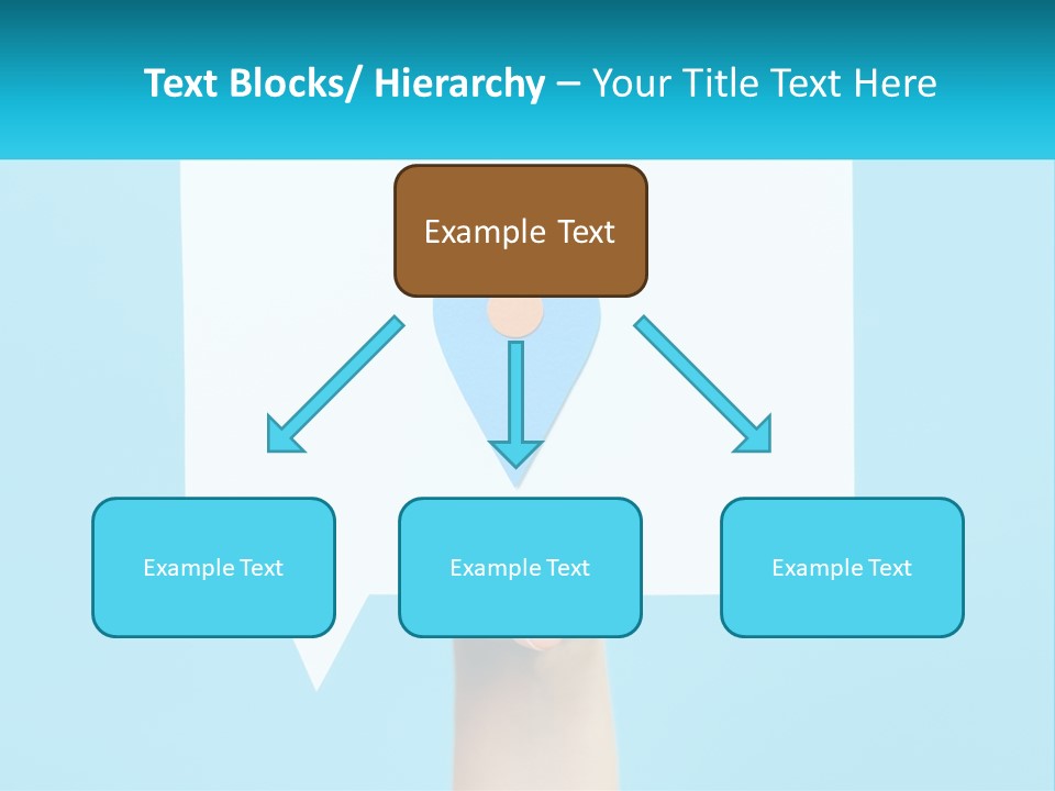A Person Holding A Piece Of Paper With A Pin On It PowerPoint Template