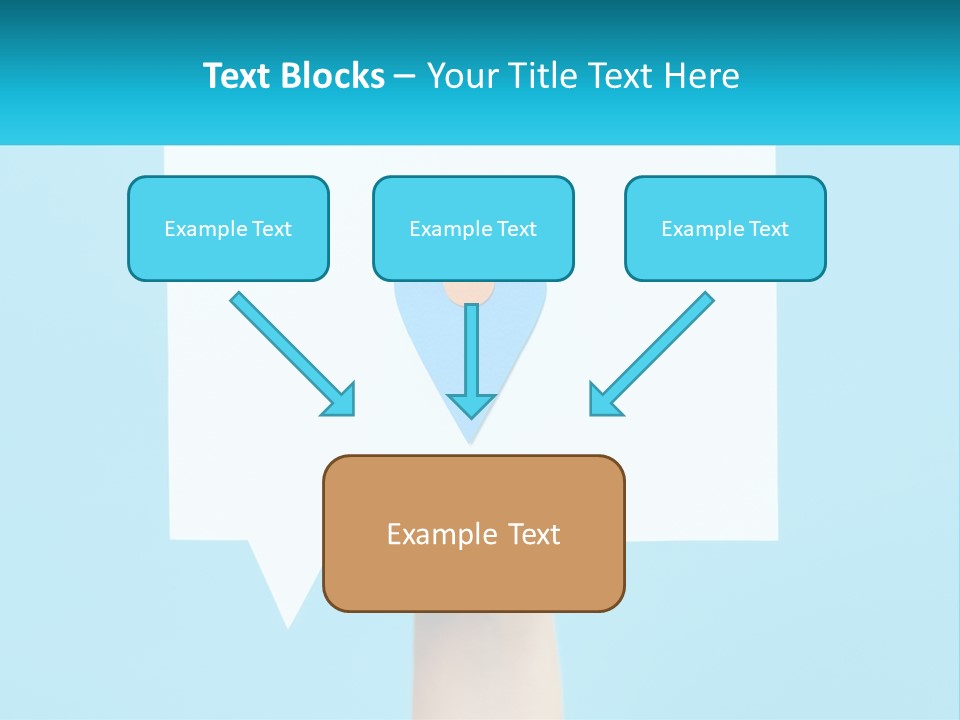 A Person Holding A Piece Of Paper With A Pin On It PowerPoint Template