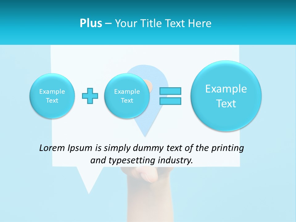 A Person Holding A Piece Of Paper With A Pin On It PowerPoint Template