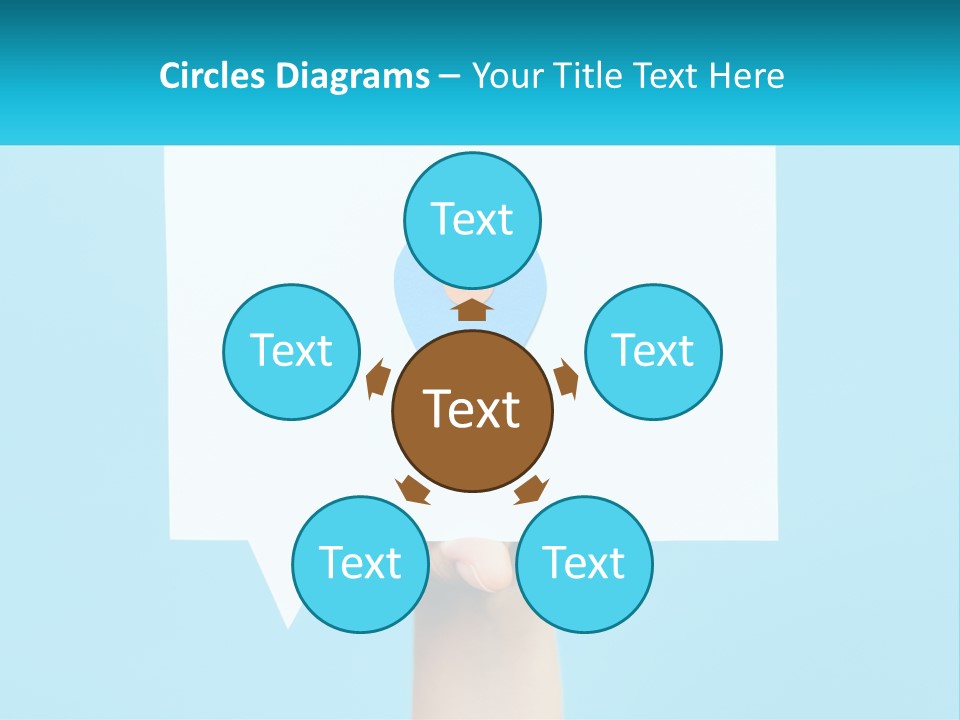 A Person Holding A Piece Of Paper With A Pin On It PowerPoint Template