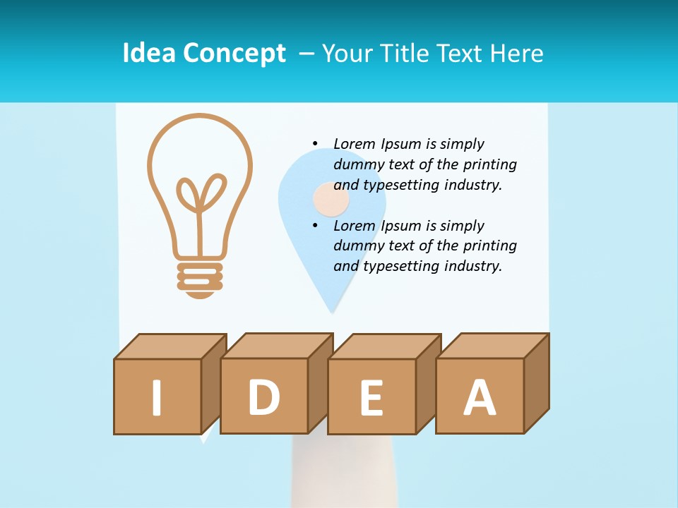 A Person Holding A Piece Of Paper With A Pin On It PowerPoint Template