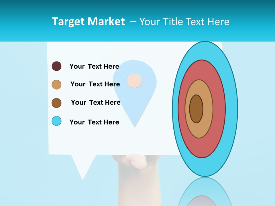 A Person Holding A Piece Of Paper With A Pin On It PowerPoint Template