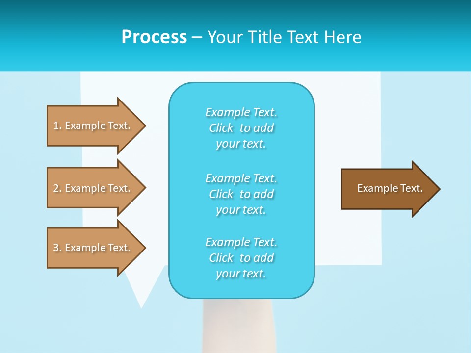 A Person Holding A Piece Of Paper With A Pin On It PowerPoint Template
