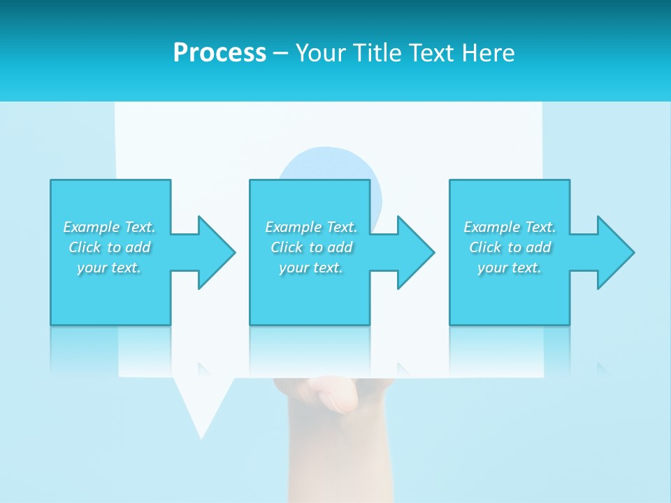 A Person Holding A Piece Of Paper With A Pin On It PowerPoint Template
