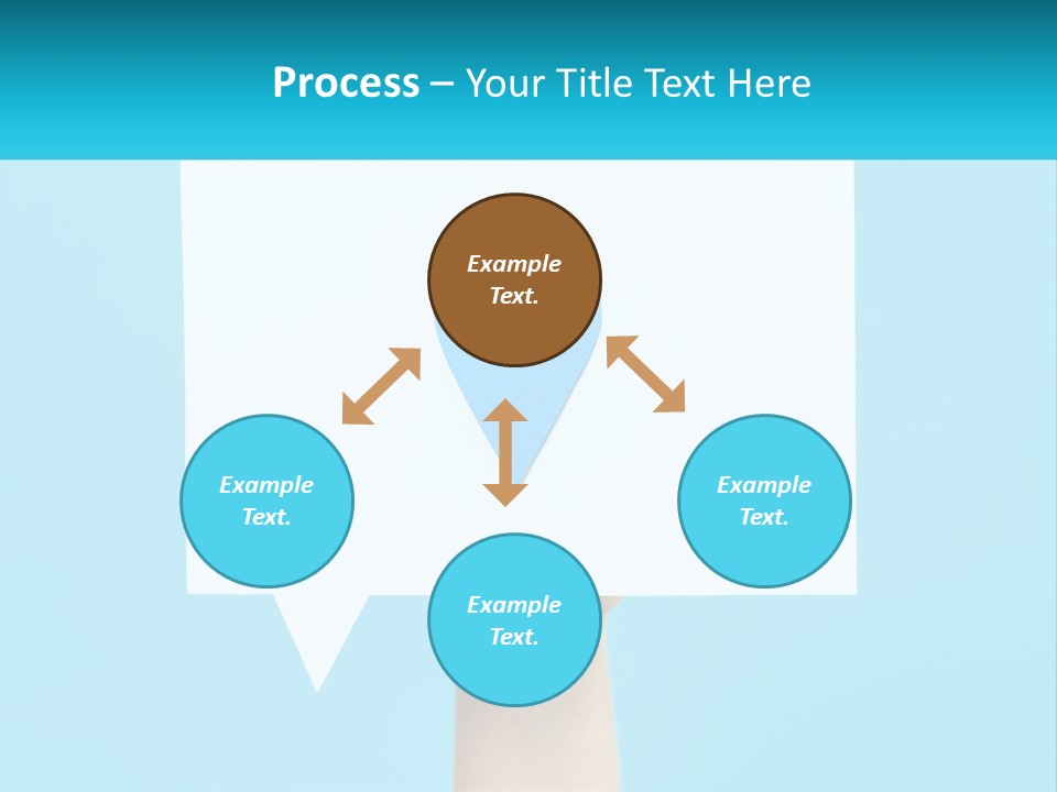 A Person Holding A Piece Of Paper With A Pin On It PowerPoint Template