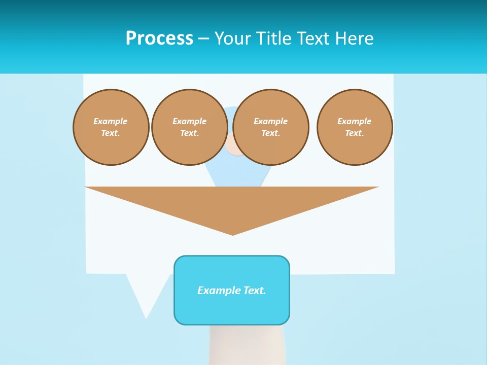 A Person Holding A Piece Of Paper With A Pin On It PowerPoint Template
