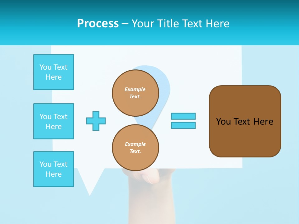 A Person Holding A Piece Of Paper With A Pin On It PowerPoint Template