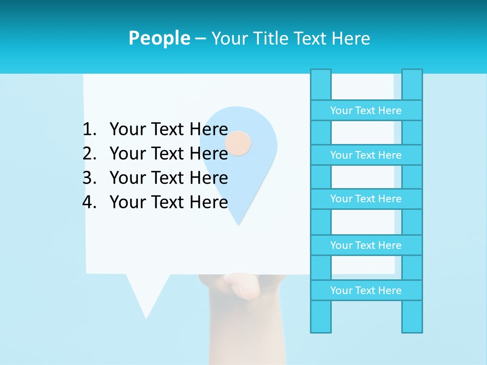 A Person Holding A Piece Of Paper With A Pin On It PowerPoint Template