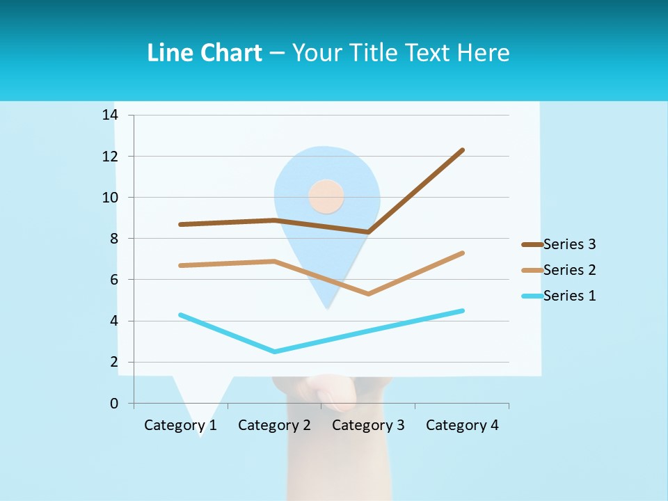A Person Holding A Piece Of Paper With A Pin On It PowerPoint Template