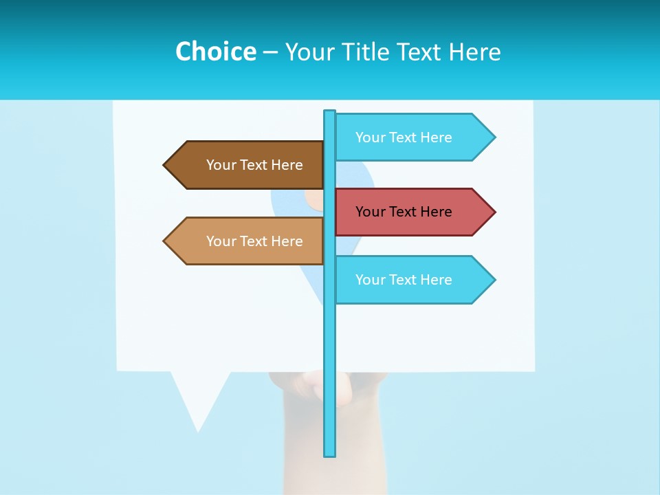 A Person Holding A Piece Of Paper With A Pin On It PowerPoint Template