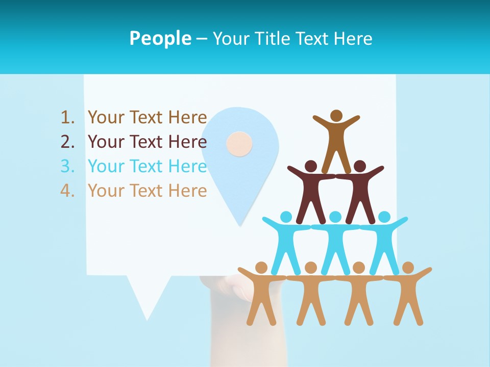 A Person Holding A Piece Of Paper With A Pin On It PowerPoint Template