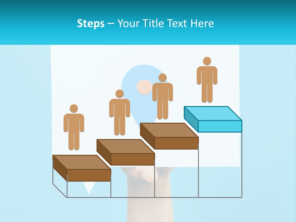 A Person Holding A Piece Of Paper With A Pin On It PowerPoint Template